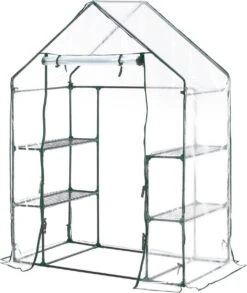 Broeikas / Tuinkas - 147 X 195 X 73 Cm - PVC Folie -Tuingereedschaps Winkel 1011x1200 1