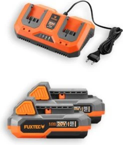 FUXTEC Grasmaaier Accu 40V (2x 20V) - Set Met Batterij (2x 2Ah) En Lader (2.4A Dubbellader) -Tuingereedschaps Winkel 1022x1200