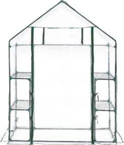 Broeikas / Tuinkas - 147 X 195 X 73 Cm - PVC Folie -Tuingereedschaps Winkel 1031x1200