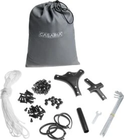 Casaria Paviljoen Topas 3x4m - UV-bescherming 50+ - Antraciet -Tuingereedschaps Winkel 1064x1200