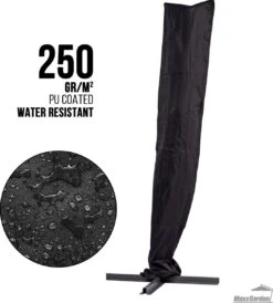 MaxxGarden Parasolhoes - Afdekhoes Voor Zweefparasol - Beschermhoes - 200-400 Cm - Met Rits En Trekkoord - Zwart 12 MaxxGarden Parasolhoes - Afdekhoes Voor Zweefparasol - Beschermhoes - 200-400 Cm - Met Rits En Trekkoord - Zwart -Tuingereedschaps Winkel 1081x1200