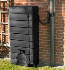 Garden Muurtank Regenton Zwart 320l - ThuisTuinieren.nl -Tuingereedschaps Winkel 1104x1200