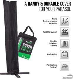 MaxxGarden Parasolhoes - Afdekhoes Voor Zweefparasol - Beschermhoes - 200-400 Cm - Met Rits En Trekkoord - Zwart 13 MaxxGarden Parasolhoes - Afdekhoes Voor Zweefparasol - Beschermhoes - 200-400 Cm - Met Rits En Trekkoord - Zwart -Tuingereedschaps Winkel 1105x1200