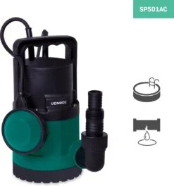 VONROC Dompelpomp/Waterpomp 300W - 6500l/h - Voor Schoon En Licht Vervuild Water - Met Vlotter 10 VONROC Dompelpomp/Waterpomp 300W - 6500l/h - Voor Schoon En Licht Vervuild Water - Met Vlotter -Tuingereedschaps Winkel 1123x1200 1