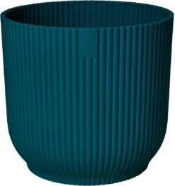 Elho Vibes Fold Rond Wielen 35 - Bloempot Voor Binnen - Ø 34.9 X H 32.4 Cm - Diepblauw -Tuingereedschaps Winkel 1133x1200 1