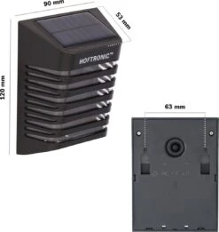 4x HOFTRONIC Dono - Solar Wandlamp Buiten - IP65 Waterdicht - Wintersolar Technologie Monokristal Zonnepaneel - 3000K Warm Wit (sfeervol) - Solar Tuinverlichting Zonne Energie 16 4x HOFTRONIC Dono - Solar Wandlamp Buiten - IP65 Waterdicht - Wintersolar Technologie Monokristal Zonnepaneel - 3000K Warm Wit (sfeervol) - Solar Tuinverlichting Zonne Energie -Tuingereedschaps Winkel 1135x1200