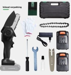 Mardin Mini Kettingzaag - Snoeizaag - Kettingzaag - Kettingzaag Electrisch Met 2 Accu - Inclusief Koffer - 1 Extra Accu - Zwart 18 Mardin Mini Kettingzaag - Snoeizaag - Kettingzaag - Kettingzaag Electrisch Met 2 Accu - Inclusief Koffer - 1 Extra Accu - Zwart -Tuingereedschaps Winkel 1151x1200