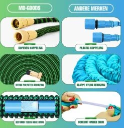 MD-Goods ® Super Sterk Uitrekbare Tuinslang Tot 30 Meter + GRATIS Tas En Koppelstuk - Tuinsproeier - Tuin Besproeien - Waterslang - Sproeikop - Groen - Flexibel Elastisch 10 MD-Goods ® Super Sterk Uitrekbare Tuinslang Tot 30 Meter + GRATIS Tas En Koppelstuk - Tuinsproeier - Tuin Besproeien - Waterslang - Sproeikop - Groen - Flexibel Elastisch -Tuingereedschaps Winkel 1169x1200