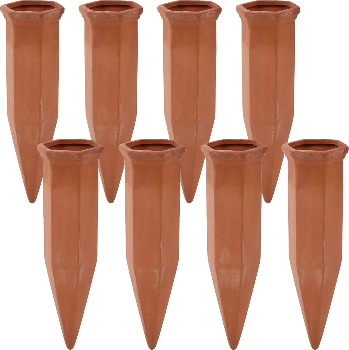 Bloomin Waterdruppelaar Van Terracotta - Waterdruppelaar Voor Planten - Druppelsysteem - Irrigatiesysteem - Watergeefsysteem - Bewateringssysteem - 8 Stuks 1 Bloomin Waterdruppelaar Van Terracotta - Waterdruppelaar Voor Planten - Druppelsysteem - Irrigatiesysteem - Watergeefsysteem - Bewateringssysteem - 8 Stuks