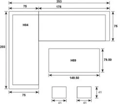 Merkloos Rivièra Original | Loungeset Hoekset Dining Set Tuinset | Wicker | Hoekbank, Hoge Tuintafel, 2 Hockers | 6 Zitplaatsen -Tuingereedschaps Winkel 1200x1040
