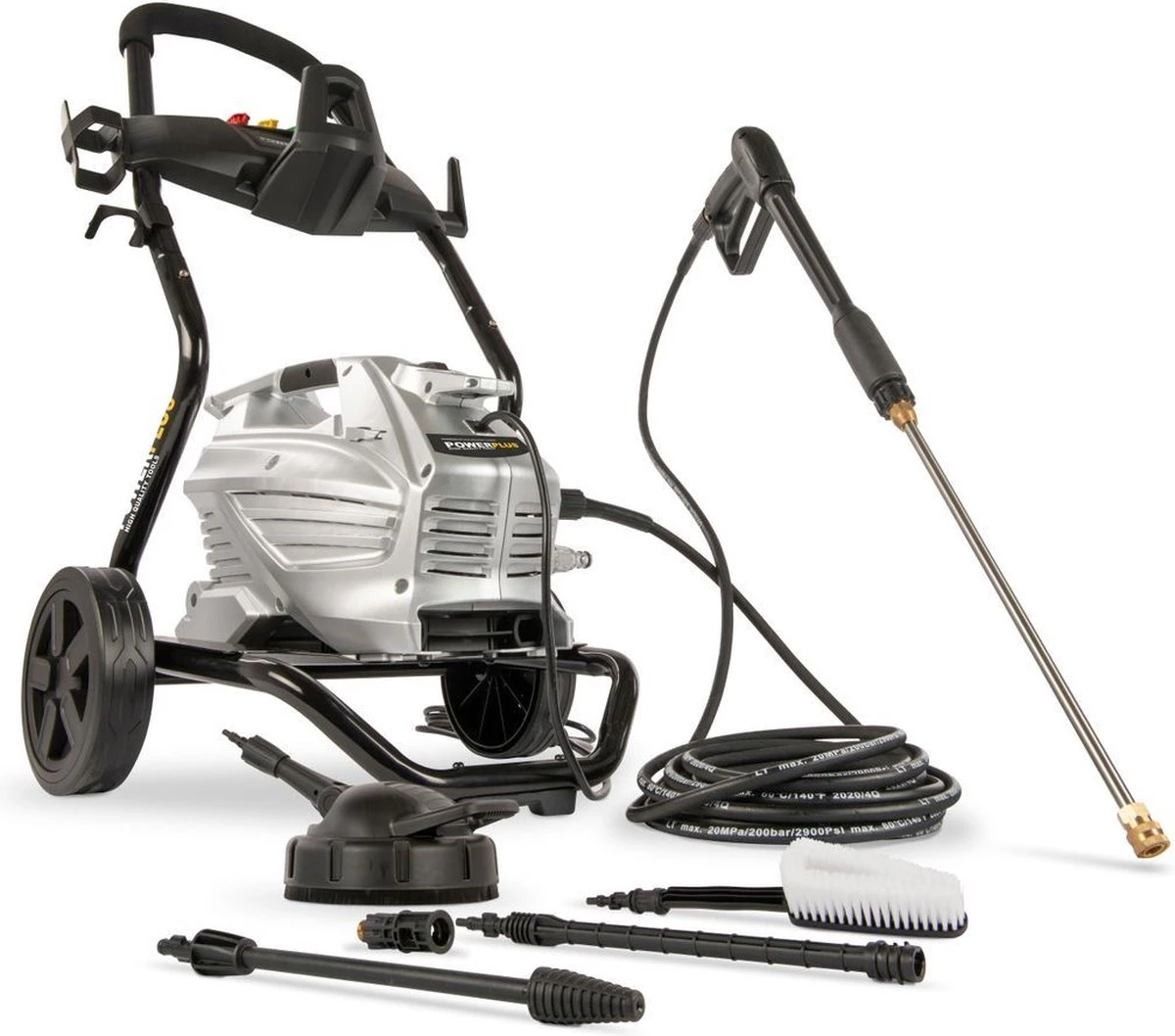 Powerplus POWXG90430 Hogedrukreiniger - 3100W - Max. 190 Bar - 660 L/h - Incl. 10m Slang En Accessoires - Excl. Terrasreiniger 1 Powerplus POWXG90430 Hogedrukreiniger - 3100W - Max. 190 Bar - 660 L/h - Incl. 10m Slang En Accessoires - Excl. Terrasreiniger