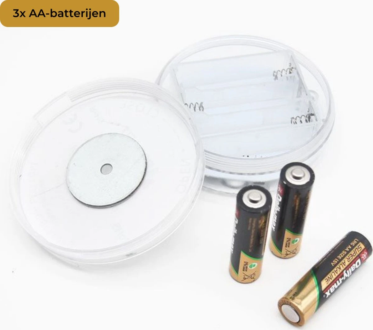 Lueas® Draadloze Ledlampjes Waterdicht - Met Afstandbediening -2 Stuks Op Batterijen - RGB - Dimbaar 10 Lueas® Draadloze Ledlampjes Waterdicht - Met Afstandbediening -2 Stuks Op Batterijen - RGB - Dimbaar - Afbeelding 10
