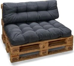 Palletkussen Basic Comfort Zitgedeelte Grijs 120x80x15cm -Tuingereedschaps Winkel 1200x1066