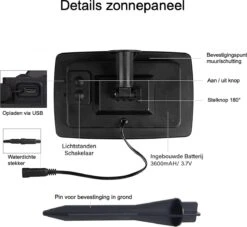 A Sunny Day Solar Lichtsnoer Buiten Inclusief 25 LED Lampen Voor Buiten - Lichtsnoer Op Zonne-energie - 25 LED Lampen - Solar Tuinverlichting - Lichtslinger - Prikkabel - Priklicht - Lichtsnoer 26 A Sunny Day Solar Lichtsnoer Buiten Inclusief 25 LED Lampen Voor Buiten - Lichtsnoer Op Zonne-energie - 25 LED Lampen - Solar Tuinverlichting - Lichtslinger - Prikkabel - Priklicht - Lichtsnoer -Tuingereedschaps Winkel 1200x1103