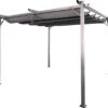 Bestgarden Pergola Met Schaduwdoek Grijs - - 290x290x230 Cm