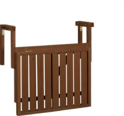 Relaxdays Balkontafel Inklapbaar - Klaptafel Balkon - Tafel Reling - Hangtafel Hout -Tuingereedschaps Winkel 1200x1118