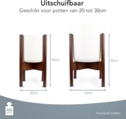 LifeGoods Planten Standaard - Uitschuifbare Bloempothouder - 20 Tot 30 Cm - Donker Bamboe 15 LifeGoods Planten Standaard - Uitschuifbare Bloempothouder - 20 Tot 30 Cm - Donker Bamboe -Tuingereedschaps Winkel 1200x1130 1