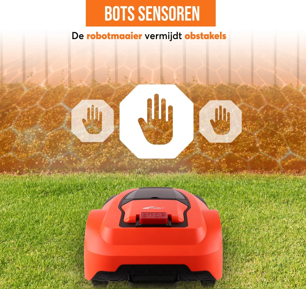 Zoef Robot Robotmaaier Dirk Met APP <600 M2 4 Zoef Robot Robotmaaier Dirk Met APP <600 M2 - Afbeelding 4
