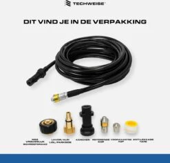 Techweise - Rioolslang Voor O.a. Kärcher - 15M - Met Roterende En Voorwaartse Kop 10 Techweise - Rioolslang Voor O.a. Kärcher - 15M - Met Roterende En Voorwaartse Kop -Tuingereedschaps Winkel 1200x1145 1