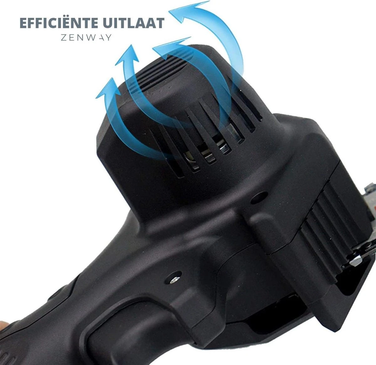 Zenway - Mini Kettingzaag - Snoeizaag - Kettingzaag - Kettingzaag Elektrisch Met 1 Accu- Inclusief Koffer - 1 Extra Accu - Zwart 8 Zenway - Mini Kettingzaag - Snoeizaag - Kettingzaag - Kettingzaag Elektrisch Met 1 Accu- Inclusief Koffer - 1 Extra Accu - Zwart - Afbeelding 8