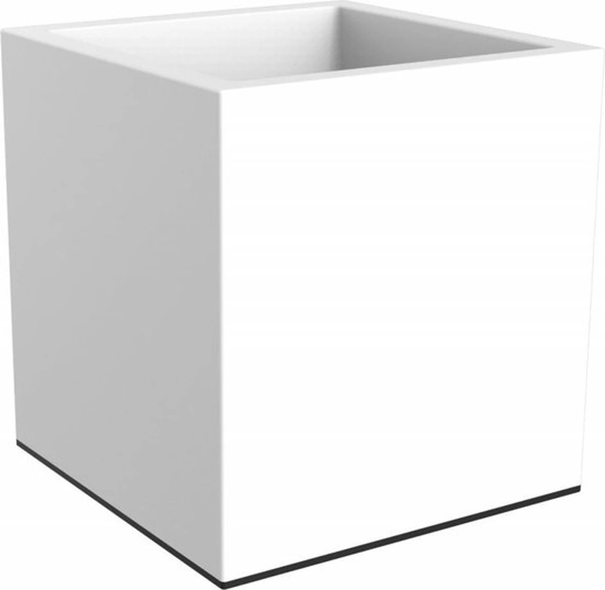 Elho Vivo Matt Finish Vierkant Wielen 40 - Grote Plantenbak Voor Binnen & Buiten - Gemaakt Van Gereycled Plastic - L 39 X W 39 X H 41 Cm - Wit 6 Elho Vivo Matt Finish Vierkant Wielen 40 - Grote Plantenbak Voor Binnen & Buiten - Gemaakt Van Gereycled Plastic - L 39 X W 39 X H 41 Cm - Wit - Afbeelding 6