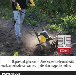 Powerplus POWXG72010 Tuinfrees - 1500W - Werkbreedte 450mm - Werkdiepte Max. 220mm - Incl. 6 Messen En Wielen -Tuingereedschaps Winkel 1200x1179 3