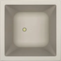 Elho Vivo Structure Finish Vierkant 40 - Plantenbak Voor Binnen & Buiten - Ø 39 X H 41 - Grijs/Warm Grijs -Tuingereedschaps Winkel 1200x1188 2