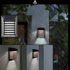 Arisenn® Crystal Solar Buitenlamp - IP65 Waterdicht - Prachtige Solar Technologie Monokristal Zonnepaneel Wandlamp - 3000K Warm Wit (sfeervol) - Tuinverlichting Op Zonne-energie | Schutting Wand Licht -Tuingereedschaps Winkel 1200x1190 4