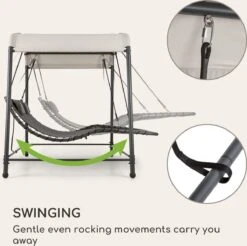 Blumfeldt Palermo Schommelbank - Hollywoodschommel 130 X 207 Cm - Ligbed Met Dak - Schommelstoel Voor 2 Personen - Tuinbank Inclusief Nekkussens - Stalen Frame En Polyester Dak - Grijs 13 Blumfeldt Palermo Schommelbank - Hollywoodschommel 130 X 207 Cm - Ligbed Met Dak - Schommelstoel Voor 2 Personen - Tuinbank Inclusief Nekkussens - Stalen Frame En Polyester Dak - Grijs -Tuingereedschaps Winkel 1200x1197 2