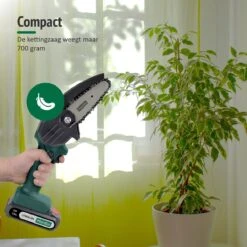 Mardin Mini Kettingzaag - Snoeizaag - Kettingzaag - Kettingzaag Electrisch Met 2 Accu - Inclusief Koffer - 1 Extra Accu - Groen -Tuingereedschaps Winkel 1200x1199 6