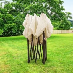 LifeGoods Partytent - 3x3 M - Zijwanden - Easy Up - Opvouwbaar - Waterdicht - Draagtas Met Wieltjes - Beige 21 LifeGoods Partytent - 3x3 M - Zijwanden - Easy Up - Opvouwbaar - Waterdicht - Draagtas Met Wieltjes - Beige -Tuingereedschaps Winkel 1200x1200 126