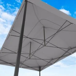 LifeGoods Partytent - 3x4.5 M - Zijwanden - Easy Up - Opvouwbaar - Waterdicht - Draagtas Met Wieltjes - Donkergrijs -Tuingereedschaps Winkel 1200x1200 155