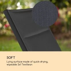 Blumfeldt Limala Tuinstoel - Ligstoel - Relaxstoel - Rugleuning In 6 Standen Verstelbaar - 2 Vielen - Draagkracht: Max. 150 Kg -Tuingereedschaps Winkel 1200x1200 182