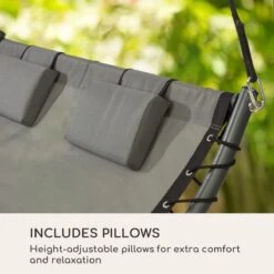 Blumfeldt Palermo Schommelbank - Hollywoodschommel 130 X 207 Cm - Ligbed Met Dak - Schommelstoel Voor 2 Personen - Tuinbank Inclusief Nekkussens - Stalen Frame En Polyester Dak - Grijs 15 Blumfeldt Palermo Schommelbank - Hollywoodschommel 130 X 207 Cm - Ligbed Met Dak - Schommelstoel Voor 2 Personen - Tuinbank Inclusief Nekkussens - Stalen Frame En Polyester Dak - Grijs -Tuingereedschaps Winkel 1200x1200 198