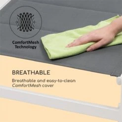 Blumfeldt Renazzo Lounge Ligstoel - Ligbed Voor De Tuin - Aluminium Tuinstoel - 6 Standen - Waterafstotend - Bekleding Van 70 % Pvc En 30 % Polyetheen - Grijs -Tuingereedschaps Winkel 1200x1200 208