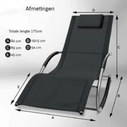 Sens Design Zonnebed - Ligbed - Weerbestendig - Antraciet -Tuingereedschaps Winkel 1200x1200 256