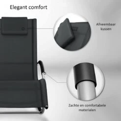 Sens Design Zonnebed - Ligbed - Weerbestendig - Antraciet -Tuingereedschaps Winkel 1200x1200 258