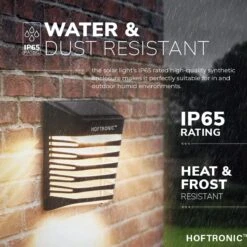 4x HOFTRONIC Dono - Solar Wandlamp Buiten - IP65 Waterdicht - Wintersolar Technologie Monokristal Zonnepaneel - 3000K Warm Wit (sfeervol) - Solar Tuinverlichting Zonne Energie 21 4x HOFTRONIC Dono - Solar Wandlamp Buiten - IP65 Waterdicht - Wintersolar Technologie Monokristal Zonnepaneel - 3000K Warm Wit (sfeervol) - Solar Tuinverlichting Zonne Energie -Tuingereedschaps Winkel 1200x1200 280