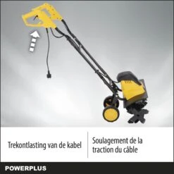 Powerplus POWXG72010 Tuinfrees - 1500W - Werkbreedte 450mm - Werkdiepte Max. 220mm - Incl. 6 Messen En Wielen -Tuingereedschaps Winkel 1200x1200 350