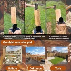 Miseru Houtklover – Geen Bijl Nodig – No Axe - Houtsplijter – Houtkliever – HANDMADE In Holland - Houtklover Voor Aanmaakhout – Metaal 15 Miseru Houtklover – Geen Bijl Nodig – No Axe - Houtsplijter – Houtkliever – HANDMADE In Holland - Houtklover Voor Aanmaakhout – Metaal -Tuingereedschaps Winkel 1200x1200 395