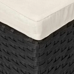Casaria Polyrattan Zonne-Eiland Ø185cm – Incl. Kussens - Zwart Crème 23 Casaria Polyrattan Zonne-Eiland Ø185cm – Incl. Kussens - Zwart Crème -Tuingereedschaps Winkel 1200x1200 4