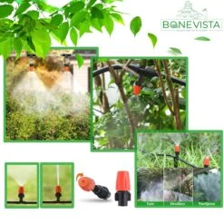 Bone Vista® 155 Stuks Water Druppelslang Irrigatiesysteem Tuin – Bewateringssysteem & Druppelsysteem -Tuingereedschaps Winkel 1200x1200 573