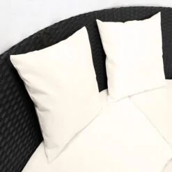 Casaria Polyrattan Zonne-Eiland Ø185cm – Incl. Kussens - Zwart Crème 30 Casaria Polyrattan Zonne-Eiland Ø185cm – Incl. Kussens - Zwart Crème -Tuingereedschaps Winkel 1200x1200 7