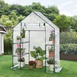 Broeikas / Tuinkas - 147 X 195 X 73 Cm - PVC Folie -Tuingereedschaps Winkel 1200x1200 723