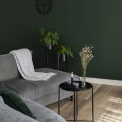 QUVIO Plantenstandaard Inclusief Pot - Staande Plantenbak - Metaal - Plantenbak - Plantenhouders - Planten Zuilen - Voor Buiten - Bloempot - 22 X 22 X 90 Cm - Zwart -Tuingereedschaps Winkel 1200x1200 737