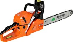TIMBERPRO - Kettingzaag – Benzine - 62 Cc - Zwaardlengte 50 Cm - Transportzak - 2e Ketting -Tuingereedschaps Winkel 1200x694 2