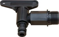 Luxe Voordeelset 100L Antraciet Rainsaver Regenton + Kraan + Voet + Vulautomaat| Muurmodel -Tuingereedschaps Winkel 1200x741