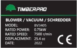 TIMBERPRO - Bladblazer - Benzine - Met Zuig En Versnipperfunctie - Blaassnelheid 225 Km/h - Opvangzak 45 L -Tuingereedschaps Winkel 1200x747