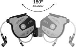 CoolHome Wandslangenbox 15 Meter + 1,5 Meter - Tuinslang Met Haspel- Slangenhouder 180° Draaibaar - Tuinslanghaspel Zwart - Grijs -Tuingereedschaps Winkel 1200x751 2