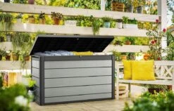 Keter Denali Opbergbox - 757L - 152x73x90cm - Grafiet -Tuingereedschaps Winkel 1200x766